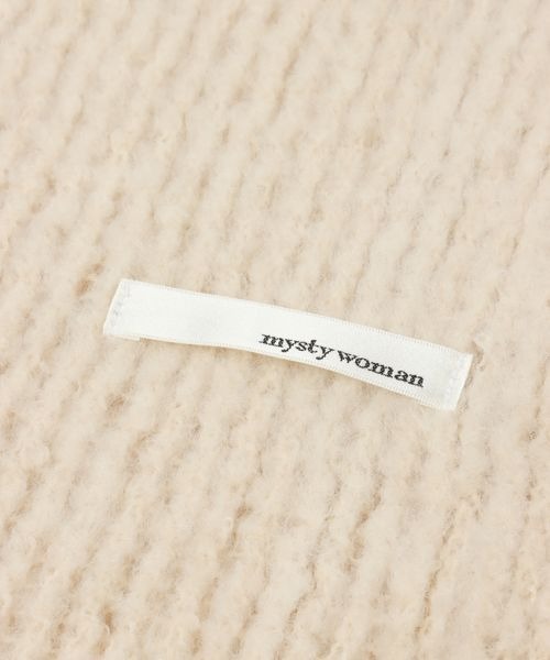 mysty woman（ミスティウーマン）の「ラッセルムジストール 345988（ストール/ショール・レディース・ライトブルー/カーキ/オレンジ/アイボリー・FREE）」の18枚目の写真