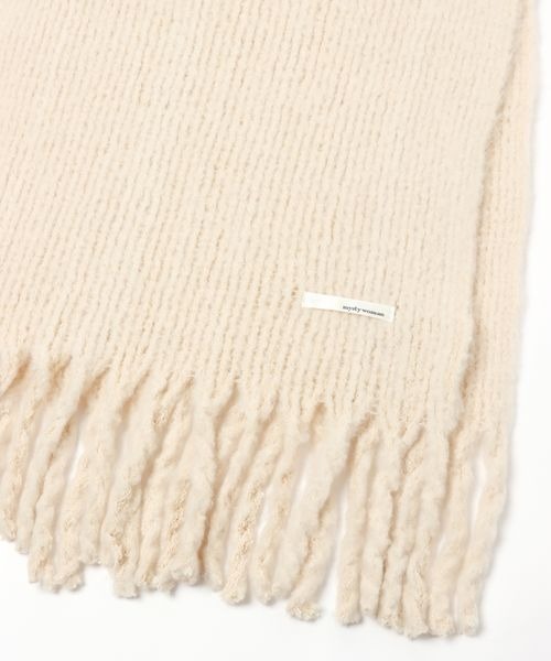 mysty woman（ミスティウーマン）の「ラッセルムジストール 345988（ストール/ショール・レディース・ライトブルー/カーキ/オレンジ/アイボリー・FREE）」の10枚目の写真