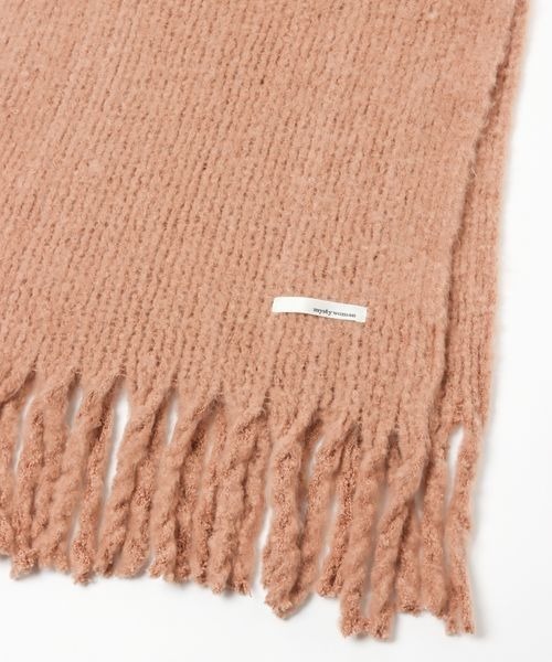 mysty woman（ミスティウーマン）の「ラッセルムジストール 345988（ストール/ショール・レディース・ライトブルー/カーキ/オレンジ/アイボリー・FREE）」の11枚目の写真