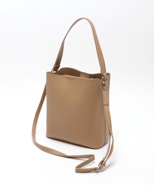 LAKOLE（ラコレ）の「2WAYスクエアワンハンドルトートバッグ / 344263（ショルダーバッグ・レディース・ブラック/ベージュ/ブルー/イエロー・FREE）」の18枚目の写真