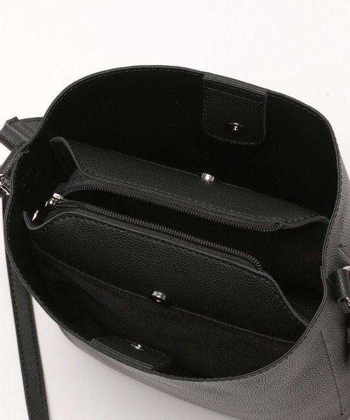 LAKOLE（ラコレ）の「2WAYスクエアワンハンドルトートバッグ / 344263（ショルダーバッグ・レディース・ブラック/ベージュ/ブルー/イエロー・FREE）」の11枚目の写真