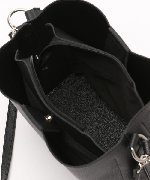 LAKOLE（ラコレ）の「2WAYスクエアワンハンドルトートバッグ / 344263（ショルダーバッグ・レディース・ブラック/ベージュ/ブルー/イエロー・FREE）」の19枚目の写真