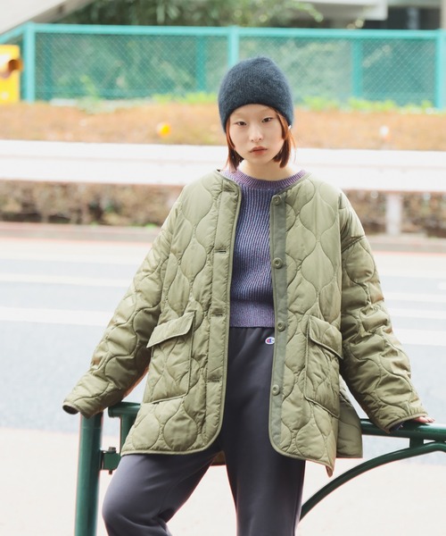 セール】キルティング ノーカラー ブルゾン（ブルゾン）｜Ray BEAMS