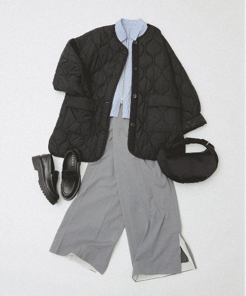 キルティング ノーカラー ブルゾン（ブルゾン）｜Ray BEAMS（レイ