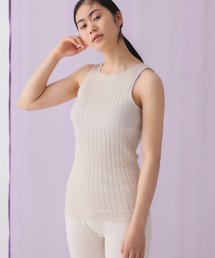 【nakes/ネイクス】Knit Rib タンク