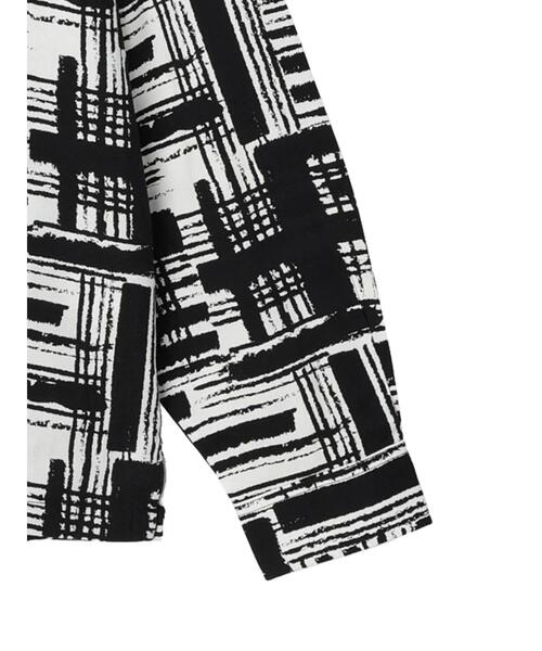 CRAFT STANDARD BOUTIQUE(クラフトスタンダードブティック)の「綿レーヨンオープンカラー長袖シャツ *(シャツ/ブラウス・メンズ・ブラック/オフホワイト・LL/M/L)」の15枚目の写真