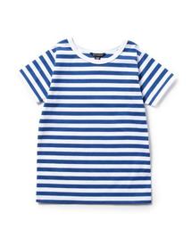 marimekko | ◎◎marimekko / LYHYTHIHA ボーダー 半袖Tシャツ (116～128cm)(Tシャツ/カットソー)