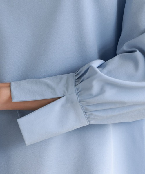 Pierrot（ピエロ）の「2wayフリルカラーブラウス（シャツ/ブラウス・レディース・ブラック/ネイビー/オフホワイト/ブルー・M/L）」の20枚目の写真