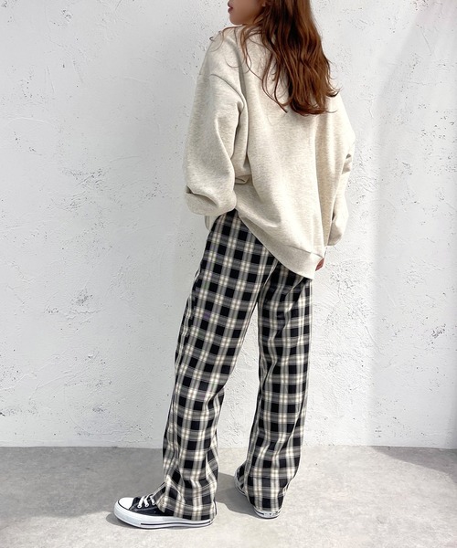 セール】チェックストレートパンツ【ZOZOTOWN限定アイテム】（その他