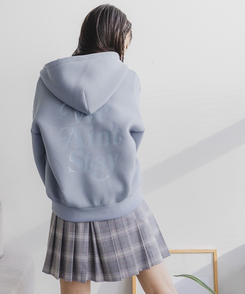 repipi armario（レピピ アルマリオ）の「ダンボールZIPパーカー（パーカー・キッズ・ナチュラル/サックスブルー/ブラック・SMALL/MEDIUM/LARGE）」の3枚目の写真