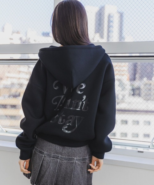 repipi armario（レピピ アルマリオ）の「ダンボールZIPパーカー（パーカー・キッズ・ナチュラル/サックスブルー/ブラック・SMALL/MEDIUM/LARGE）」の11枚目の写真