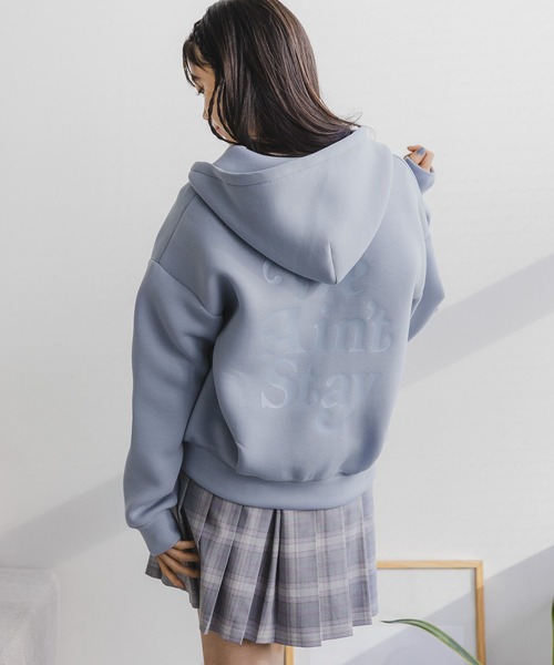 repipi armario（レピピ アルマリオ）の「ダンボールZIPパーカー（パーカー・キッズ・ナチュラル/サックスブルー/ブラック・SMALL/MEDIUM/LARGE）」の17枚目の写真