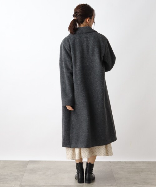 【美人百花コラボライブ】大活躍間違いなし！レディライクなリサイクルウールチェックコート