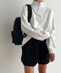 CANAL JEAN | El mar(エルマール) ワッペンハーフZIPトレーナー(スウェット)