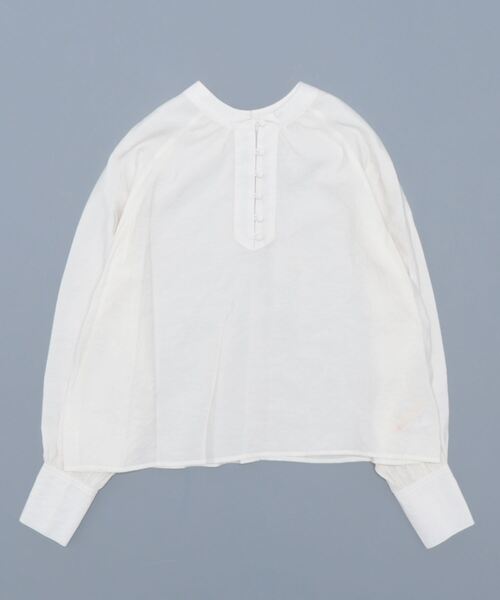 Q（キュー）の「2wayギャザーブラウス（シャツ/ブラウス・レディース・ブラック/アイボリー・MEDIUM）」の13枚目の写真