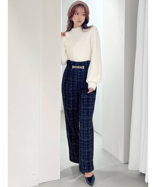 RESEXXY（リゼクシー）の「ボリュームシャギーニットトップス（ニット/セーター・レディース・ホワイト/ベージュ/ブラック・FREE）」の14枚目の写真