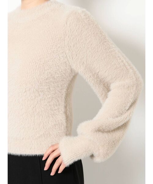 RESEXXY（リゼクシー）の「ボリュームシャギーニットトップス（ニット/セーター・レディース・ホワイト/ベージュ/ブラック・FREE）」の19枚目の写真