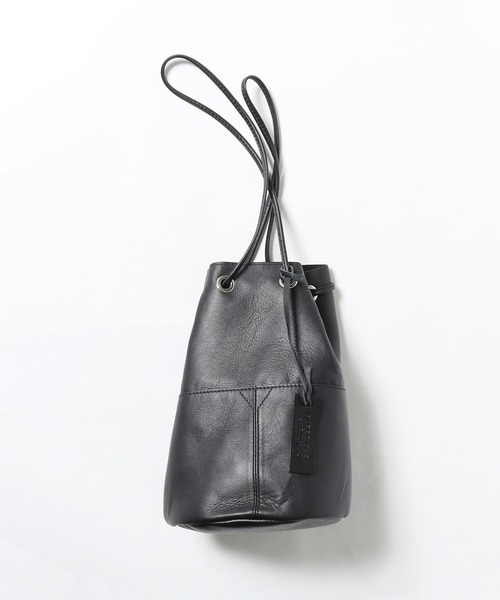 marco masi（マルコマージ）の「MARCO MASI/マルコマージ BUCKET BAG 巾着バッグ（ハンドバッグ・レディース・キャメル/ベージュ/ブラック・FREE）」の2枚目の写真