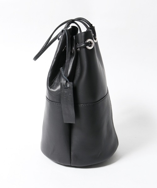 marco masi（マルコマージ）の「MARCO MASI/マルコマージ BUCKET BAG 巾着バッグ（ハンドバッグ・レディース・キャメル/ベージュ/ブラック・FREE）」の4枚目の写真