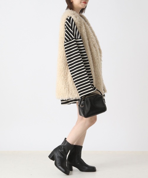 Heather（ヘザー）の「ボーダーロンT　166434（Tシャツ/カットソー・レディース・ホワイト/ブラック・FREE）」の15枚目の写真