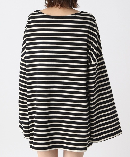 Heather（ヘザー）の「ボーダーロンT　166434（Tシャツ/カットソー・レディース・ホワイト/ブラック・FREE）」の10枚目の写真