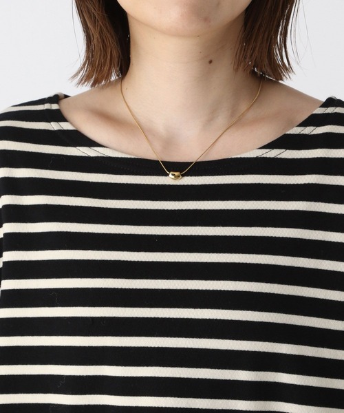 Heather（ヘザー）の「ボーダーロンT　166434（Tシャツ/カットソー・レディース・ホワイト/ブラック・FREE）」の8枚目の写真