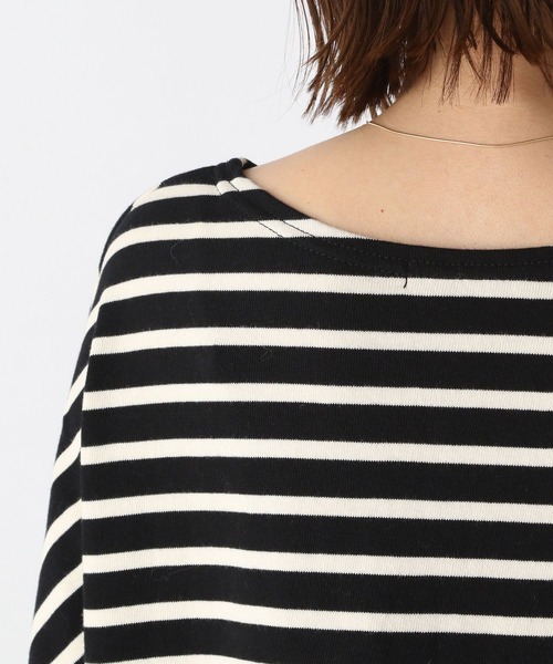 Heather（ヘザー）の「ボーダーロンT　166434（Tシャツ/カットソー・レディース・ホワイト/ブラック・FREE）」の16枚目の写真