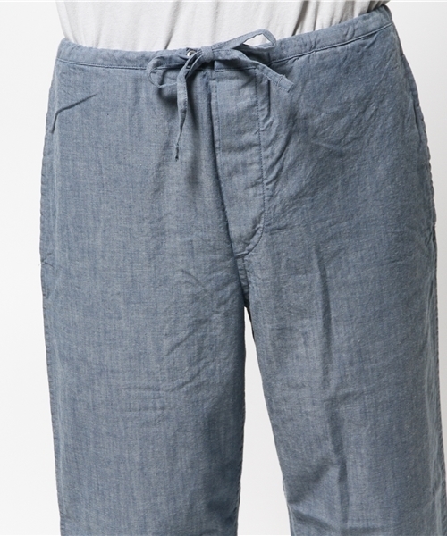 FREAK'S STORE（フリークスストア）の「YOUNG & OLSEN the DRUGOODS STORE/ヤングアンドオルセンドライグッズストア 別注パジャマパンツ                 （その他パンツ・メンズ・サックスブルー・3/4）」の5枚目の写真