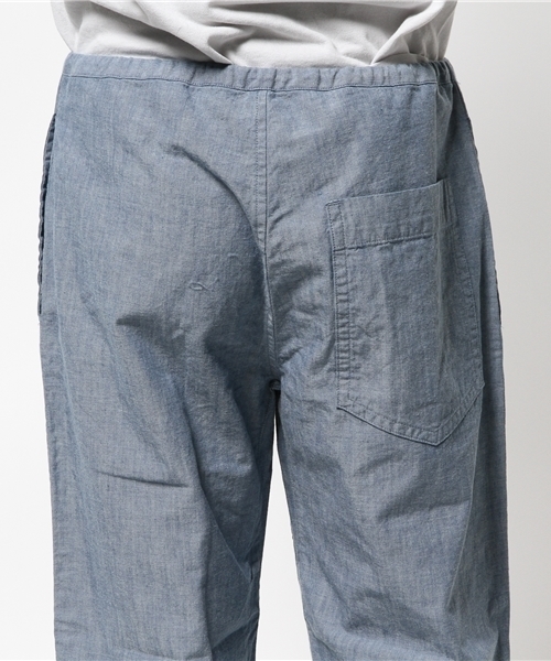 FREAK'S STORE（フリークスストア）の「YOUNG & OLSEN the DRUGOODS STORE/ヤングアンドオルセンドライグッズストア 別注パジャマパンツ                 （その他パンツ・メンズ・サックスブルー・3/4）」の6枚目の写真