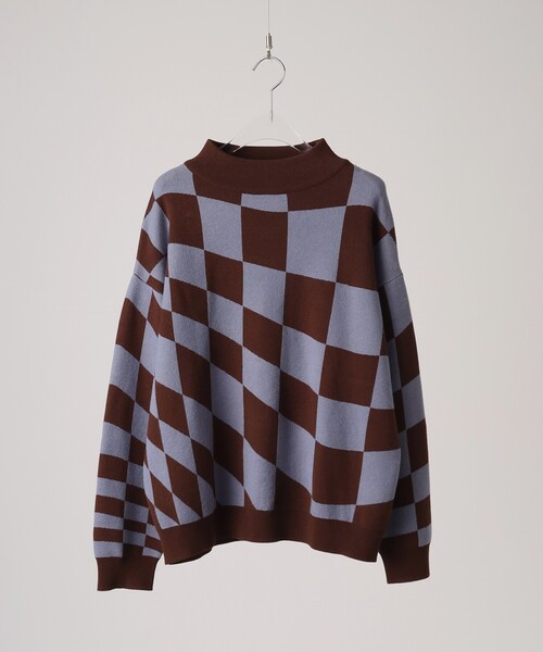 tk.TAKEO KIKUCHI(ティーケータケオキクチ)の「◆YOJIGENニットプルオーバー(ニット/セーター・メンズ・ネイビー系4/ホワイト系7/ダークブラウン系4・02/03)」の2枚目の写真