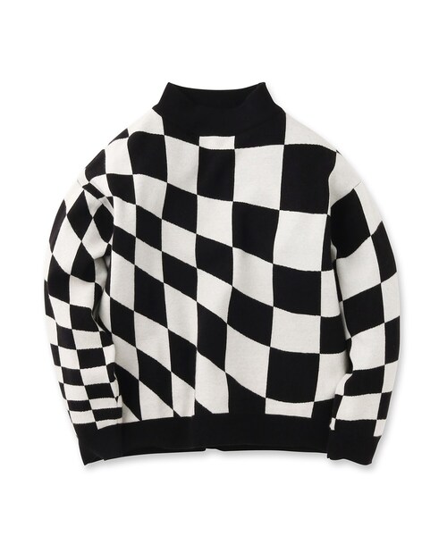 tk.TAKEO KIKUCHI(ティーケータケオキクチ)の「◆YOJIGENニットプルオーバー(ニット/セーター・メンズ・ネイビー系4/ホワイト系7/ダークブラウン系4・02/03)」の4枚目の写真