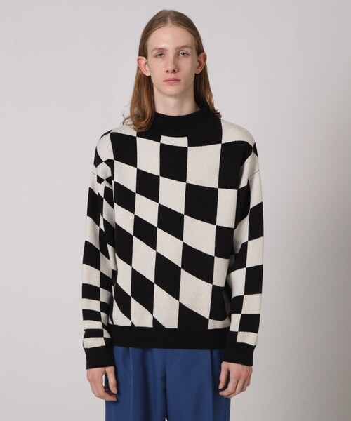 tk.TAKEO KIKUCHI(ティーケータケオキクチ)の「◆YOJIGENニットプルオーバー(ニット/セーター・メンズ・ネイビー系4/ホワイト系7/ダークブラウン系4・02/03)」の5枚目の写真