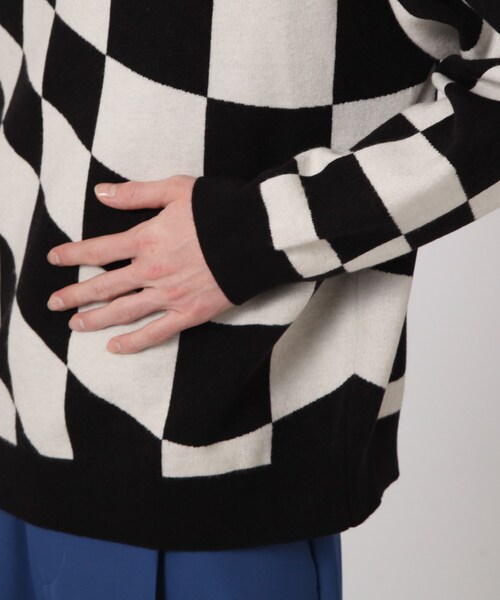 tk.TAKEO KIKUCHI(ティーケータケオキクチ)の「◆YOJIGENニットプルオーバー(ニット/セーター・メンズ・ネイビー系4/ホワイト系7/ダークブラウン系4・02/03)」の9枚目の写真