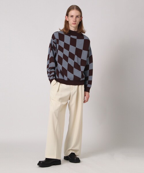 tk.TAKEO KIKUCHI(ティーケータケオキクチ)の「◆YOJIGENニットプルオーバー(ニット/セーター・メンズ・ネイビー系4/ホワイト系7/ダークブラウン系4・02/03)」の12枚目の写真