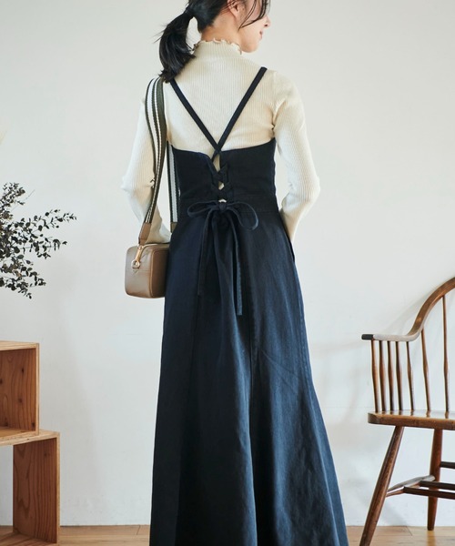 FREE'S MART（フリーズマート）の「◆配色メローリブハイネックニット（ニット/セーター・レディース・ホワイト/ブラック/ピンク/ブルー・FREE）」の19枚目の写真