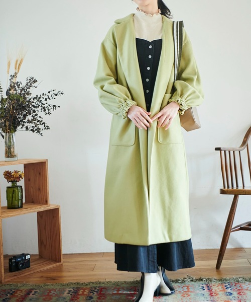 FREE'S MART（フリーズマート）の「◆配色メローリブハイネックニット（ニット/セーター・レディース・ホワイト/ブラック/ピンク/ブルー・FREE）」の20枚目の写真