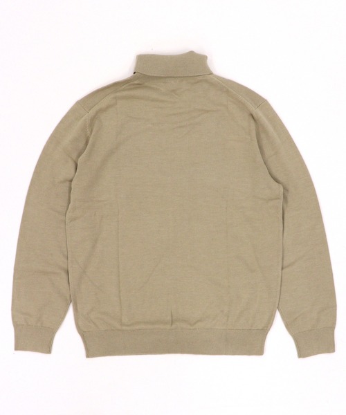 GIORDANO（ジョルダーノ）の「[ GIORDANO ]タートルネックニット (ユニセックス)（ニット/セーター・メンズ・カーキ/グレー・MEDIUM/LARGE/X-LARGE）」の4枚目の写真