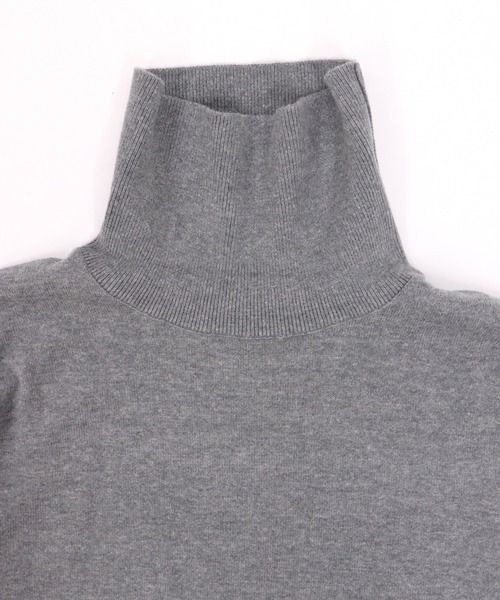 GIORDANO（ジョルダーノ）の「[ GIORDANO ]タートルネックニット (ユニセックス)（ニット/セーター・メンズ・カーキ/グレー・MEDIUM/LARGE/X-LARGE）」の5枚目の写真