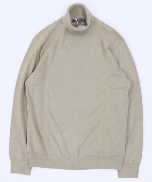 GIORDANO（ジョルダーノ）の「[ GIORDANO ]タートルネックニット (ユニセックス)（ニット/セーター・メンズ・カーキ/グレー・MEDIUM/LARGE/X-LARGE）」の16枚目の写真