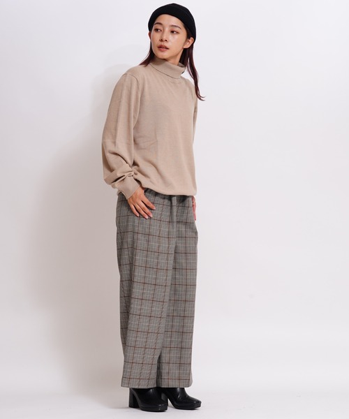 GIORDANO（ジョルダーノ）の「[ GIORDANO ]タートルネックニット (ユニセックス)（ニット/セーター・メンズ・カーキ/グレー・MEDIUM/LARGE/X-LARGE）」の10枚目の写真