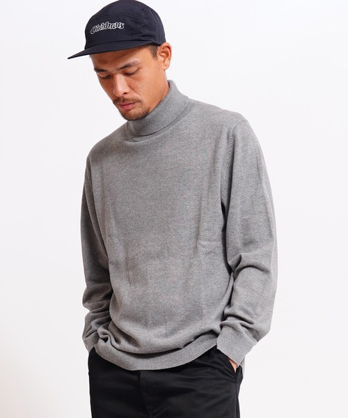 GIORDANO（ジョルダーノ）の「[ GIORDANO ]タートルネックニット (ユニセックス)（ニット/セーター・メンズ・カーキ/グレー・MEDIUM/LARGE/X-LARGE）」の11枚目の写真