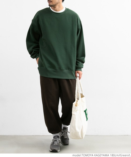 coca(coca)(コカ)の「メンズ ふわり~クルーネックスウェット(スウェット・メンズ・ブラック/グリーン/グレー・M/L)」の15枚目の写真