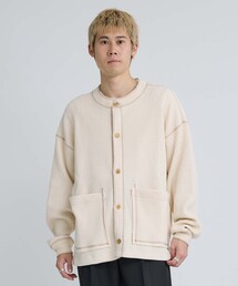 marka | STUDIOUS別注 WAFFLE CARDIGAN(カーディガン/ボレロ)
