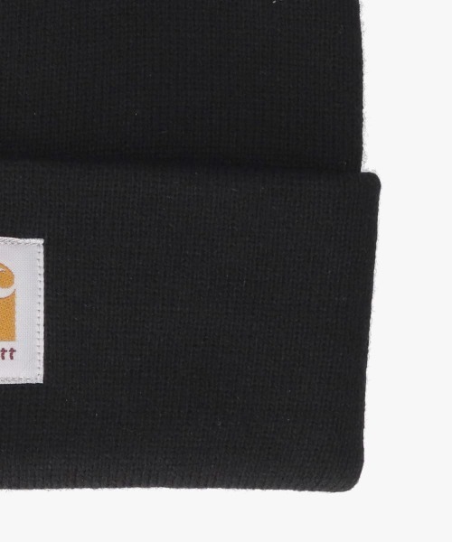 Carhartt（カーハート）の「carhartt  SHORT WATCH HAT（ニットキャップ/ビーニー・メンズ・グレー/ブラック/ダークベージュ・F）」の6枚目の写真