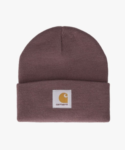 Carhartt（カーハート）の「carhartt  SHORT WATCH HAT（ニットキャップ/ビーニー・メンズ・グレー/ブラック/ダークベージュ・F）」の7枚目の写真