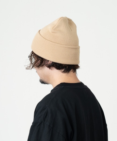 Carhartt（カーハート）の「carhartt  SHORT WATCH HAT（ニットキャップ/ビーニー・メンズ・グレー/ブラック/ダークベージュ・F）」の18枚目の写真