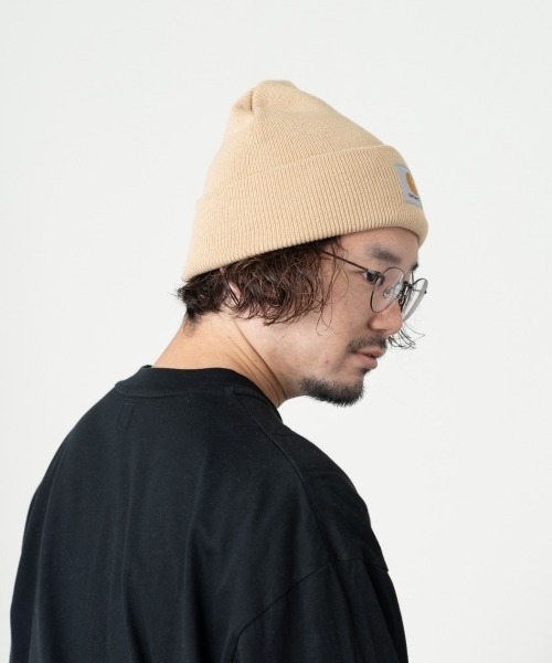 Carhartt（カーハート）の「carhartt  SHORT WATCH HAT（ニットキャップ/ビーニー・メンズ・グレー/ブラック/ダークベージュ・F）」の17枚目の写真