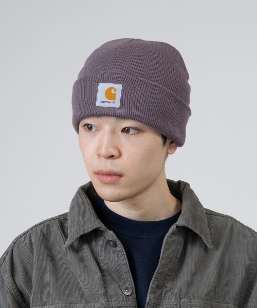 Carhartt（カーハート）の「carhartt  SHORT WATCH HAT（ニットキャップ/ビーニー・メンズ・グレー/ブラック/ダークベージュ・F）」の22枚目の写真