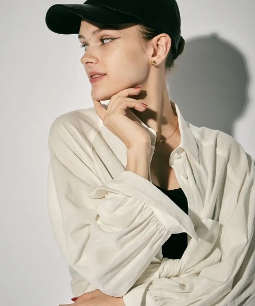 BACKLASH(バックラッシュ)の「Ballet by BACKLASH/バレエ バイ バックラッシュ/Leather cap(キャップ・レディース・ブラック・FREE)」の2枚目の写真