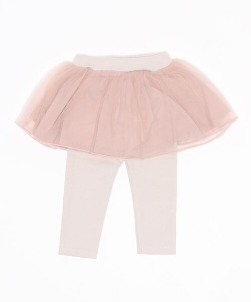 petit main（プティマイン）の「チュールつきレギンス（スカート・キッズ・チャコール/アイボリー/ライトピンク・80ｃｍ/120cm/110cm/90cm/130cm/100cm）」の7枚目の写真